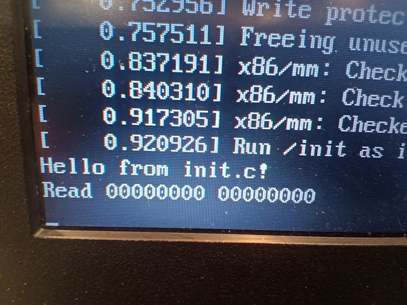 裸机启动 Linux：不到一秒启动一个单进程内核