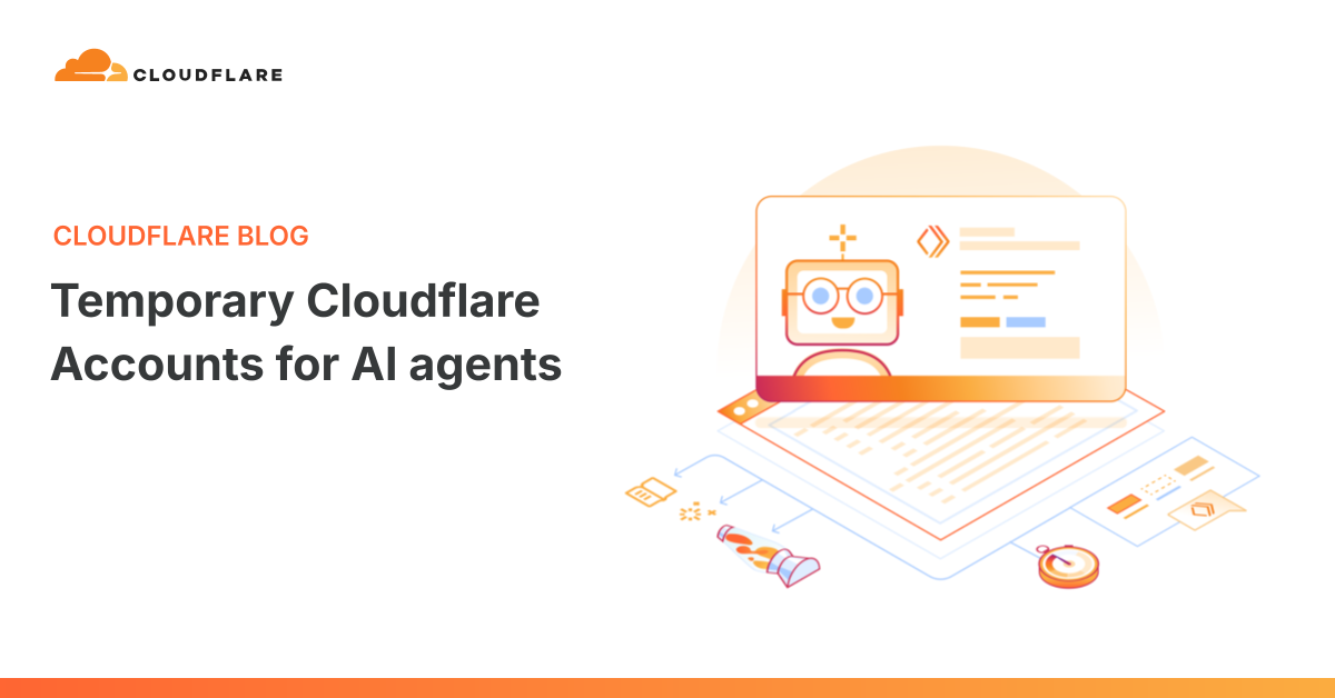 为 AI agents 提供的临时 Cloudflare 账户