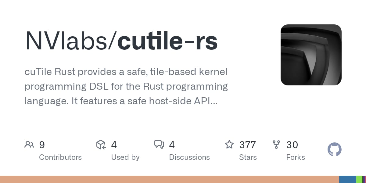 cuTile Rust：在Rust中编写安全的GPU内核